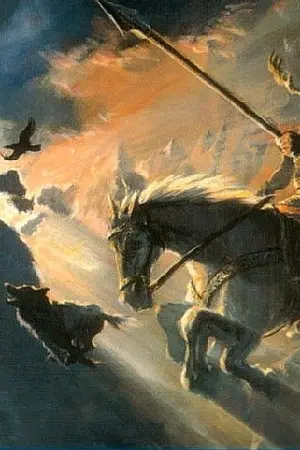 ปกนิยาย Loki 's  Horse  กำเนิดม้าสเลปเนียร์