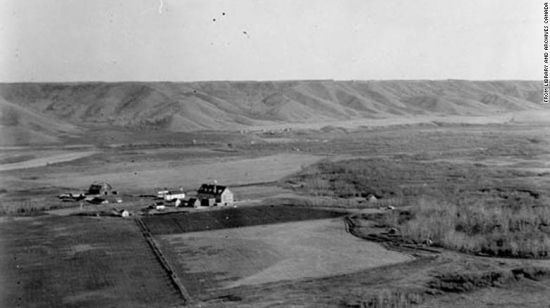 ภาพวิว Cowesses Indian Residential School ปี 1923
