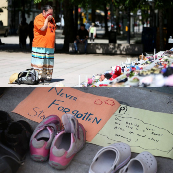 ภาพการไว้อาลัยของชาวแคนาดาต่อเหตุการณ์นี้