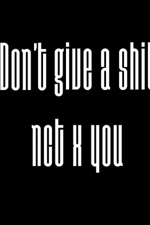 ปกนิยาย Don't give a shit.