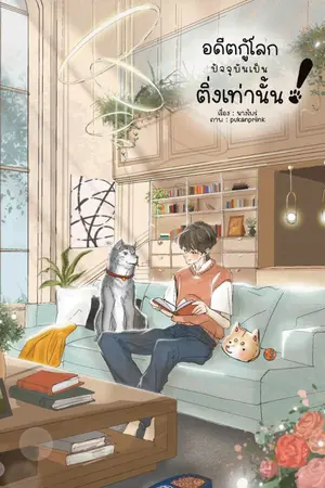 ปกนิยาย อดีตกู้โลกปัจจุบันเป็นติ่งเท่านั้นเอง!(มีE-Book)