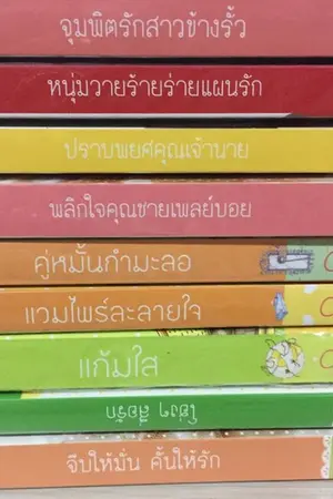 ปกนิยาย หนังสือนิยายแจ่มใส มือหนึ่งและมือสอง ราคาถูก