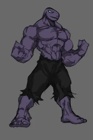 ปกนิยาย มนุษย์เต่านักสู้ ผจญภัยต่างโลก