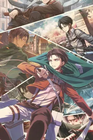 ปกนิยาย เมื่อฉันเข้ามาในโลกของ attack on titan ||Levi×you||