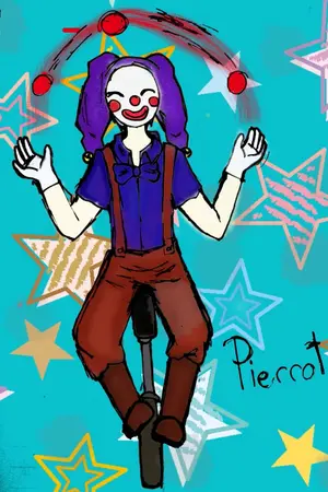 ปกนิยาย Pierrot Loveขอยอมเป็นแค่ตัวตลก