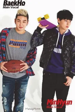 ปกนิยาย คู่หูคู่ป่วน Minhyun X Dongho