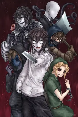 ปกนิยาย [Creepypasta]เหล่าคริปปี้พาสต้ากับพี่น้องดำแดง