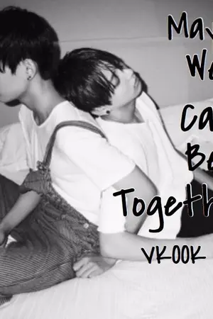 ปกนิยาย Maybe we can be together Vkook #ฟิคอาจจะวีกุก