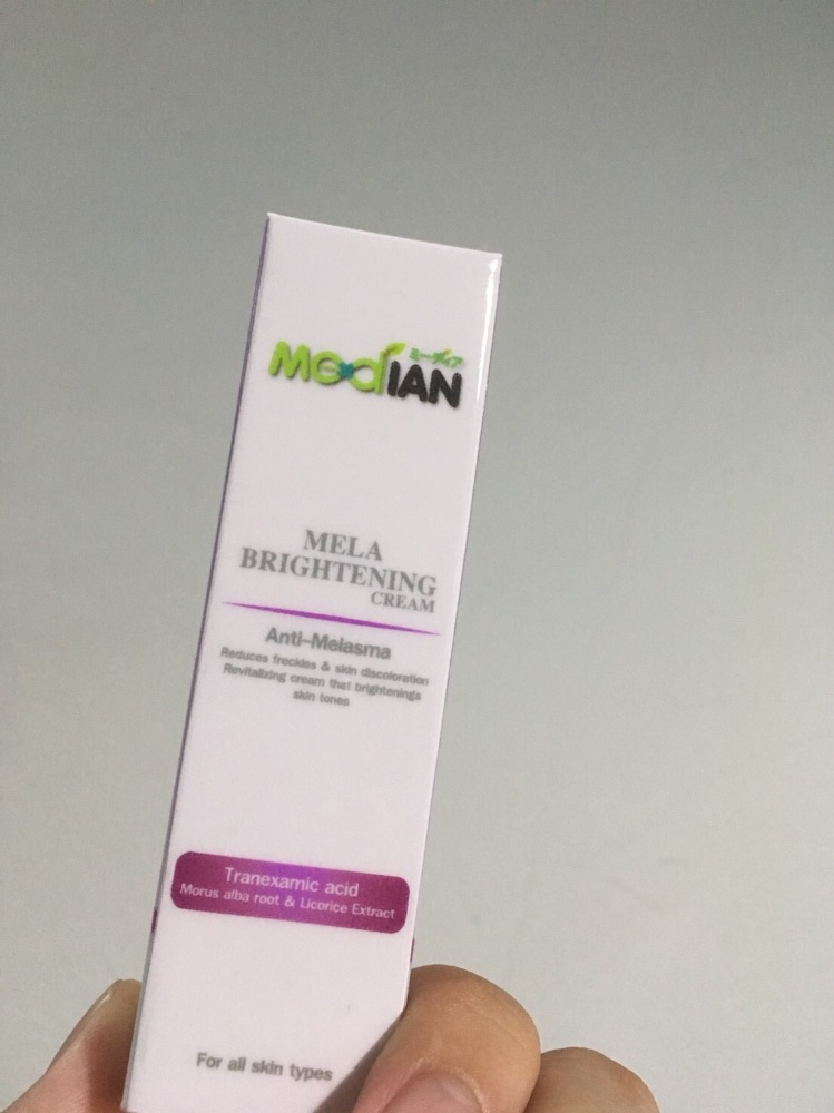 [เปิดกล่อง] MedIAN Mela Brightening Cream