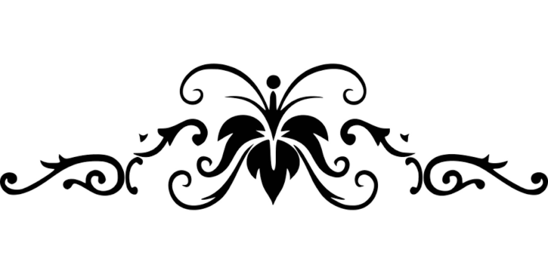 Узор для логотипа черные