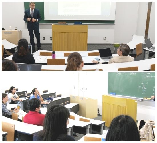 ภาพบรรยากาศจากเว็บไซต์ ม.คิวชู (ช่วงเวลาปกติก่อนเข้าสู่ช่วงโควิด) 