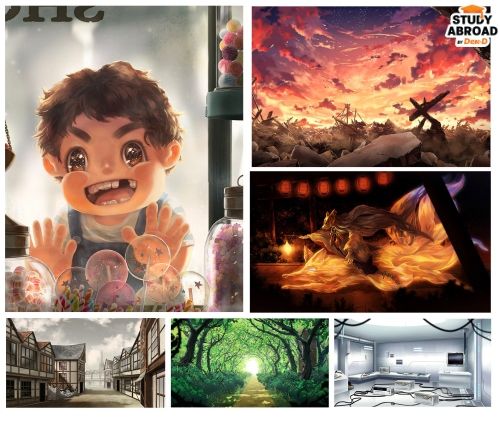 ตัวอย่างผลงาน 2D