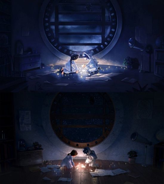 ตัวอย่างผลงานตอนเรียน ปรับโฉมจาก 2D -> 3D