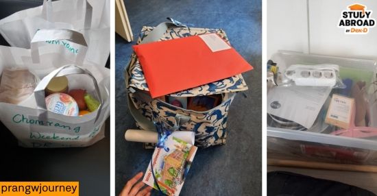 ถุงยังชีพฟรีสำหรับกักตัว / welcome set / อุปกรณ์ครัวต่างๆ