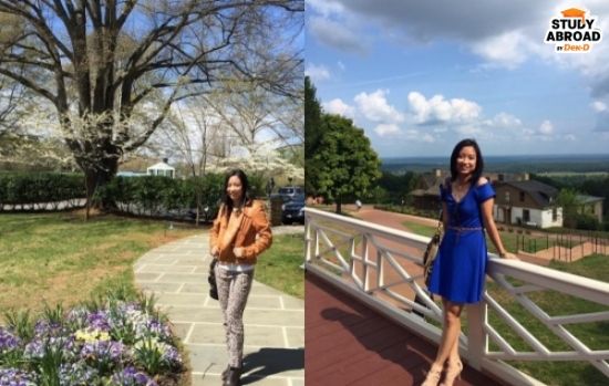 (ซ้าย: ทางเดินไปร้านอาหาร