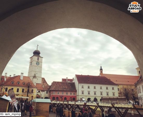 เมือง Sibiu สถาปัตยกรรมแบบเยอรมัน