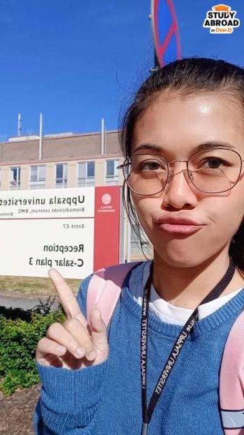 ตอนเรียนที่อุปซอลา&nbsp;