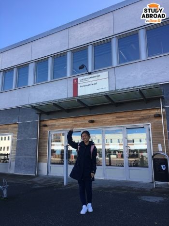 หลังสอบเสร็จครั้งแรกที่อุปซอลา&nbsp;