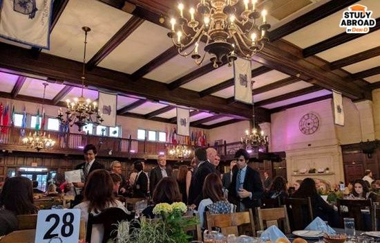 บรรยากาศโรงอาหารที่ The Hill School