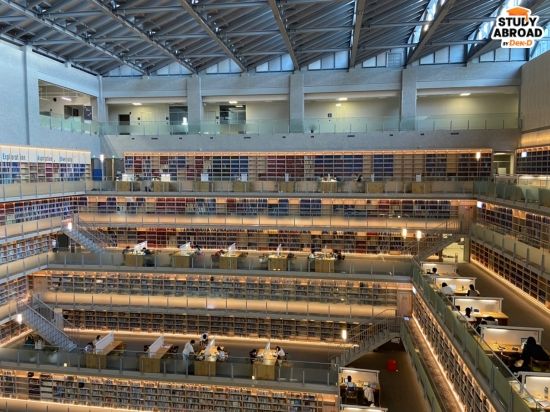 ห้องสมุดใหม่ของมหาลัย อลังสุดๆ