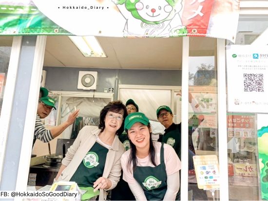 ไปช่วยขายอาหารที่ซัปโปโร
