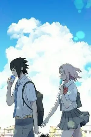 ปกนิยาย [SasuSaku]Time for us