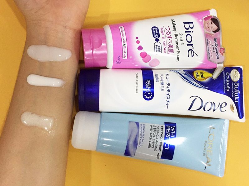 ศึกแห่งศักดิ์ศรี! รีวิวเปรียบเทียบวิปโฟม 3 ตัวที่มีในครอบครองงง