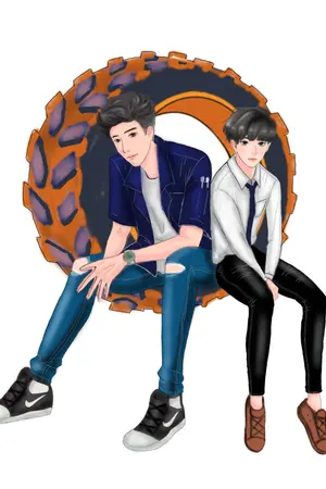 ปกนิยาย THE RUBBER TECH พี่ครับผมขอล้อพี่นะ