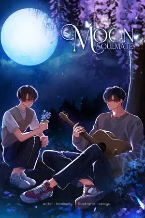 ปกนิยาย moon soulmate (end.)
