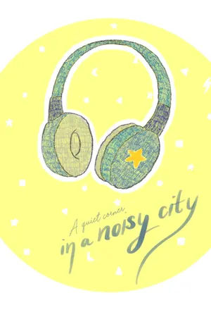 ปกนิยาย a quiet corner in a noisy city