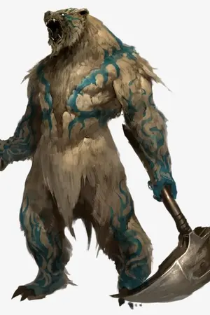 ปกนิยาย เกิดใหม่ต่างโลก ผมก็กลายเป็นหมีซะงั้น