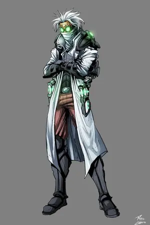 ปกนิยาย เกิดใหม่เป็นนักวิทยาศาสตร์ผู้ชั่วร้าย