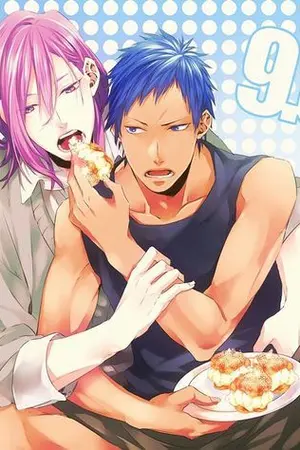 ปกนิยาย fic Kuroko no Basuke (murasakiara x aomine)