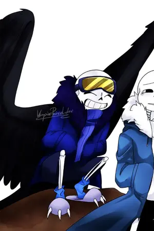 ปกนิยาย [fic undertale au] อีกาที่อยากแกล้งคืน