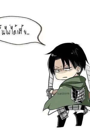 ปกนิยาย (attack on titan)levi x me XD