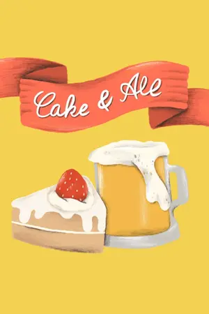 ปกนิยาย CAKE & ALE ทะเล ดวงจันทร์ มัธยันห์ เค้ก  #แค่เพื่อนก็ดีมากพอ