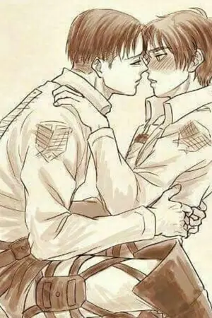 ปกนิยาย fic Attack On Titan ผมไม่ใช่เอเรนในร่างเอเรน yaoi riren levixeren