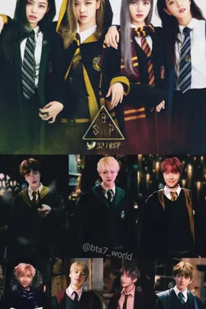 ปกนิยาย วุ่นรักในฮอร์กวอต 《BANGPINK in Hogwarts》