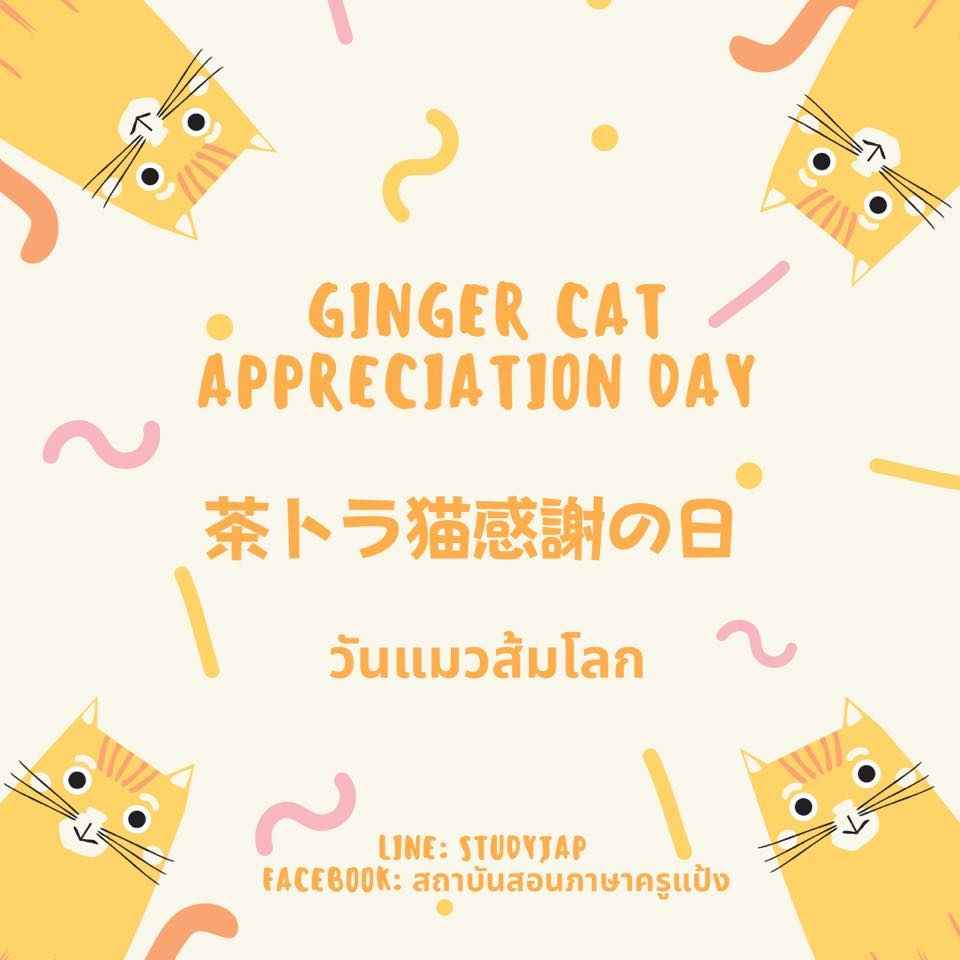 วันนี้เป็นวันแมวส้ม มาดูศัพท์คำนี้ในภาษาญี่ปุ่นกัน | Dek-D.Com