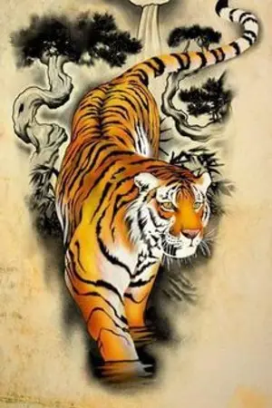 ปกนิยาย เสือ 12 ตัว