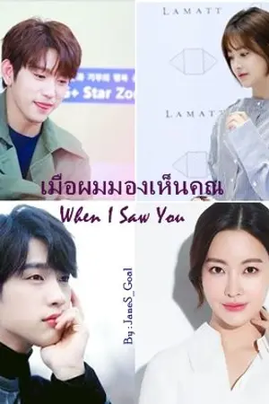 ปกนิยาย เมื่อผมมองเห็นคุณ When I Saw You