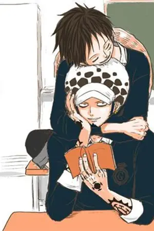 ปกนิยาย 【 ONE PIECE 】 My high school love story ! [ law x luffy ]