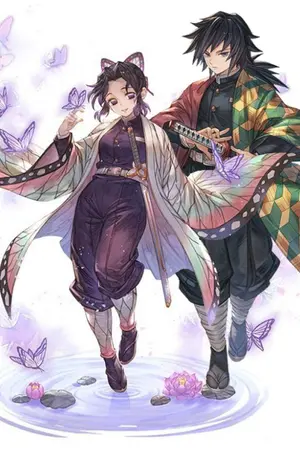 ปกนิยาย ผีเสื้อกลางสายน้ำ[giyuu shinobu]