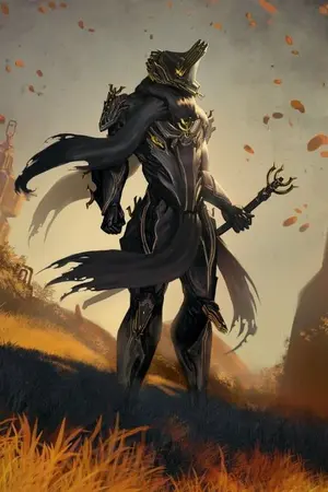 ปกนิยาย (fic​ anime)​เขาผู้ถูกเลือกโดยระบบWarframeหลงมาอยู่ในโลกอนิเมะ