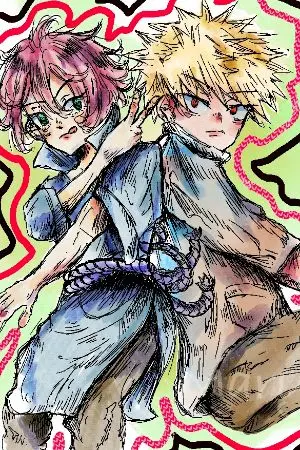 ปกนิยาย [fic my hero academia ] หัวเราะรอรัก (bakugou x oc)