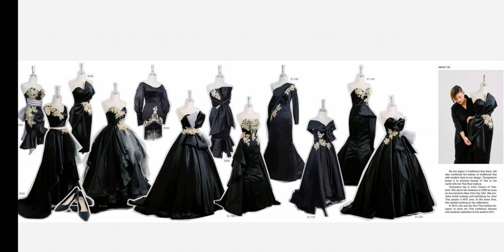 รูปที่ (4) เครื่องแต่งกายออกแบบโดยธรรญธร