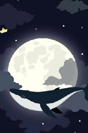 ปกนิยาย #วาฬโอบจันทร์