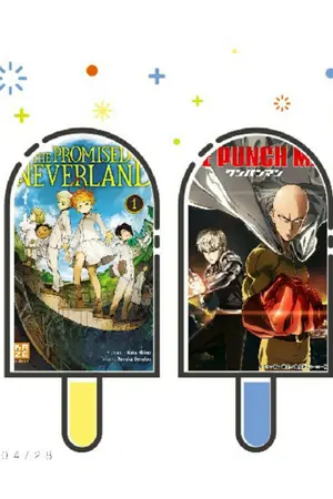 ปกนิยาย the promised neverland x one punch man