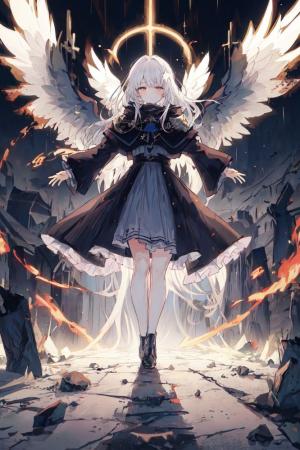 ปกนิยาย ผมดันต้องมาแก้ไขปัญหาความรักกับนางฟ้าคู่กาย