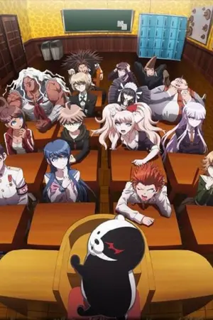 ปกนิยาย ปริศนาโรงเรียนมรณะ 1 (DANGANRONPA)